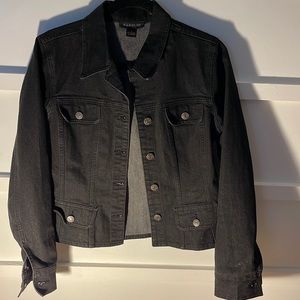 Black jean jacket